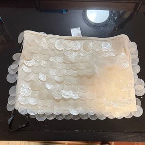 White Fox Forgiven Aura Shell Mini Skirt Cream Women’s Size M